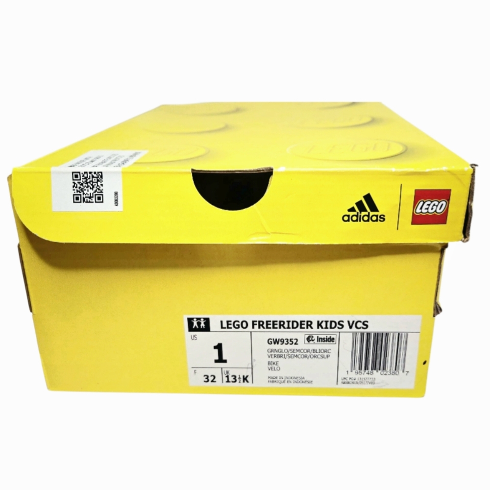 NIB *Adidas Five Ten FreeRider Lego Mountain Bike Shoes Kids' Green (sz 1) - Picture 8 of 12